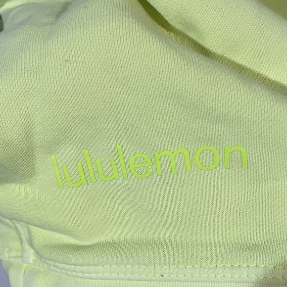 Lululemon athletica athletic fleece crewneck Lime Green Women's Top - Picture 2 of 3